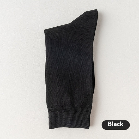 Mid-calf Spring And Autumn Pure Cotton Business Men Socks