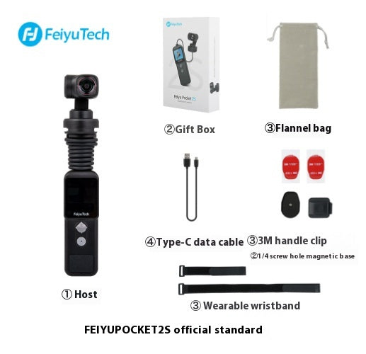 4K Pocket Gimbal Vlog Camera