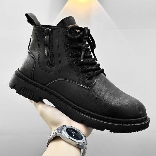 Men's Boots High-top New British Retro Workwear Trendy Casual