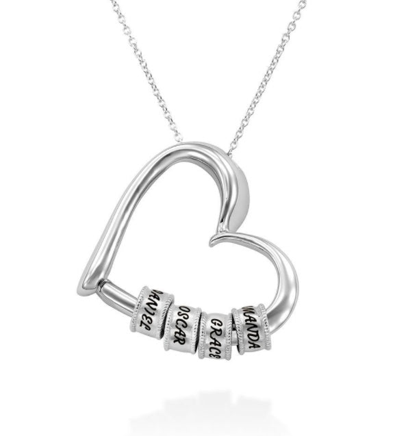 Personalized Heart Name Necklace