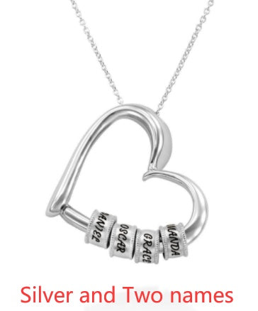 Personalized Heart Name Necklace