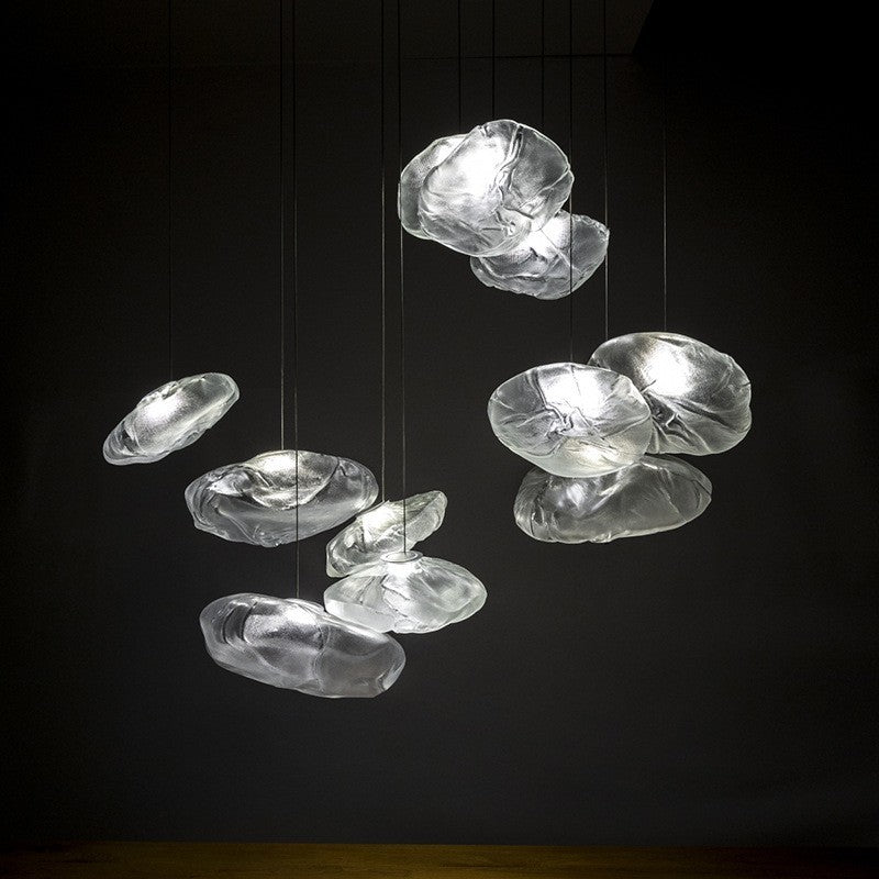 Postmodern Glass Decorative Chandelier