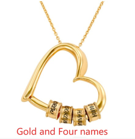 Personalized Heart Name Necklace