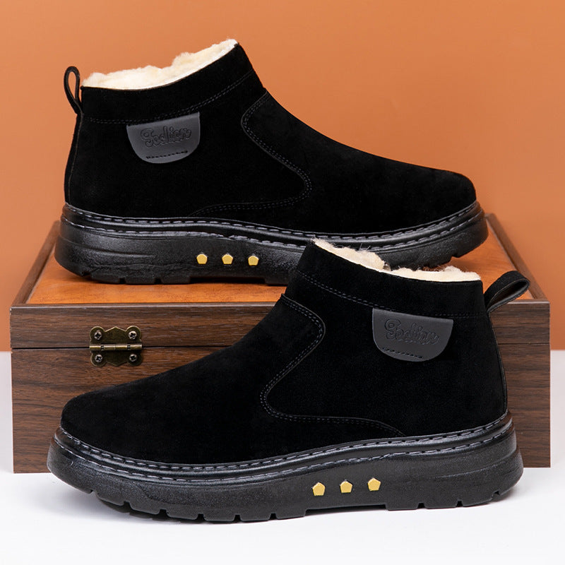 Men's Sheepskin-Lined Winter Boots
