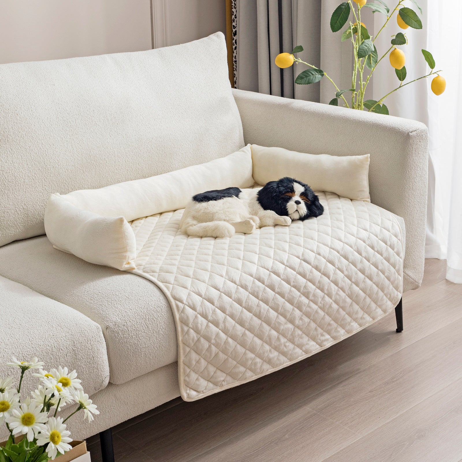 Warm Cushioned Dog Sofa Bed
