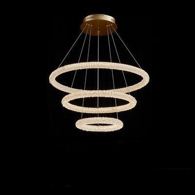 Crystal Ring Chandelier