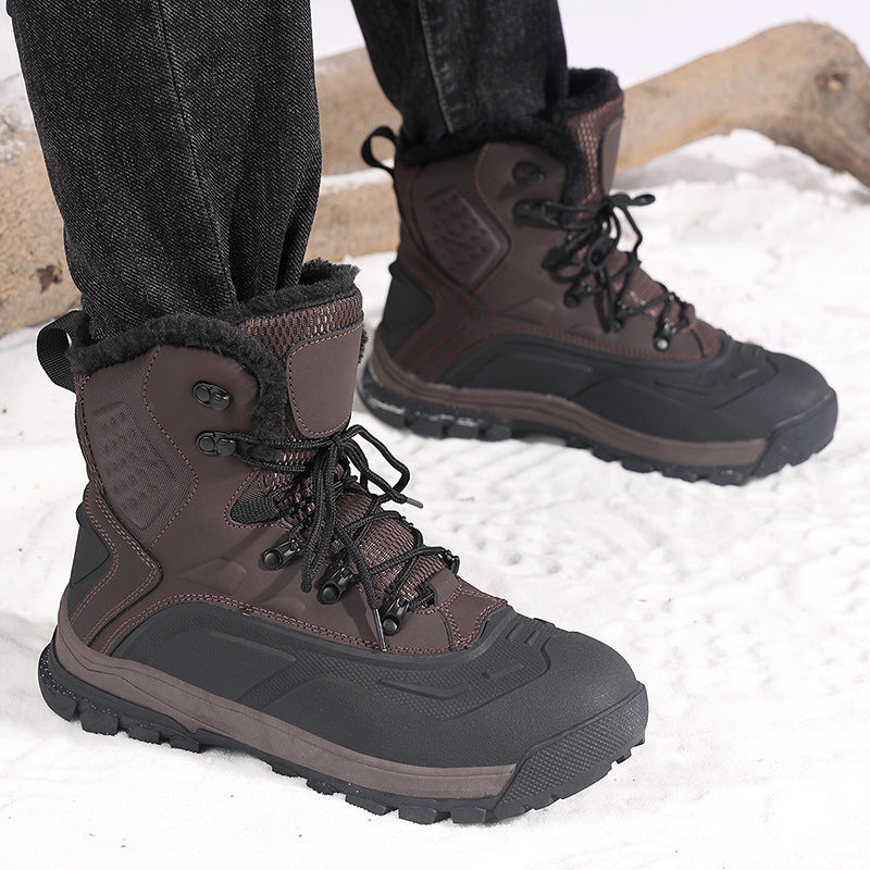 Men's Fleece-Lined High-Top Boots