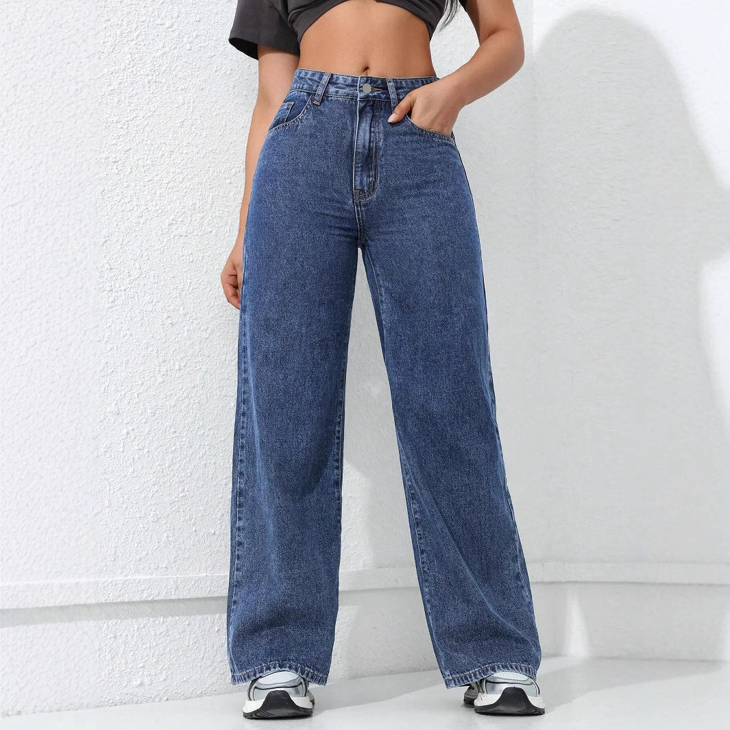 Women's Loose Wide-Leg Jeans