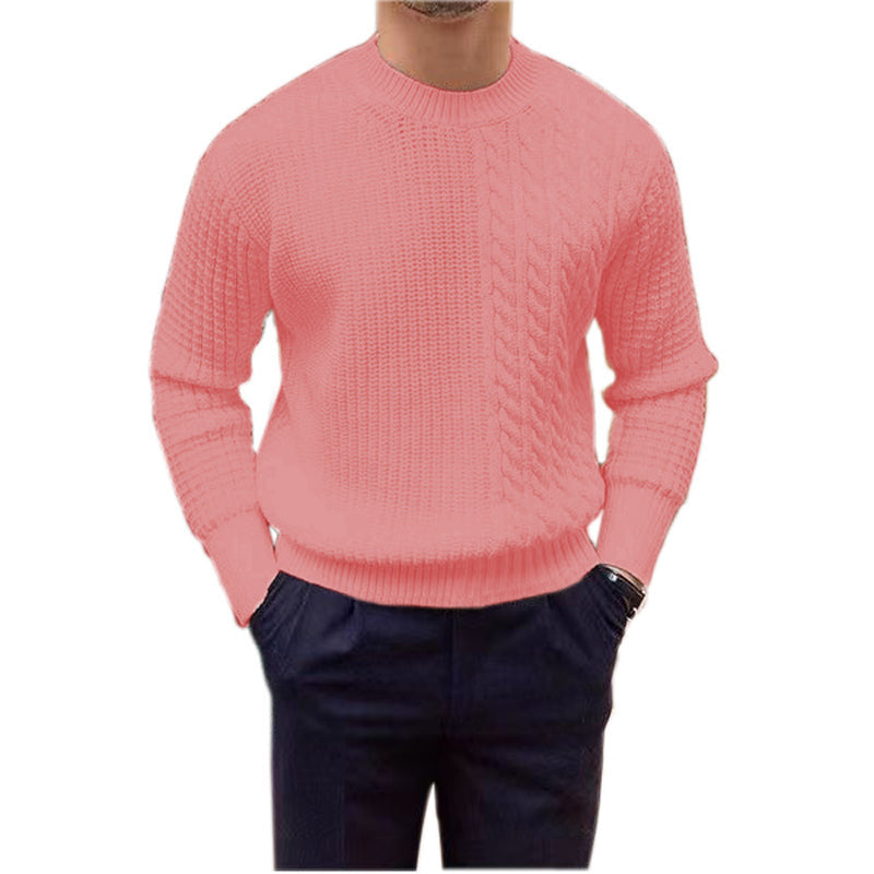 Men's Twisted Knit Cable Sweater