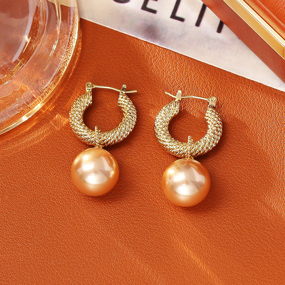 Pearl Earrings High-grade Fashion Special-interest Women
