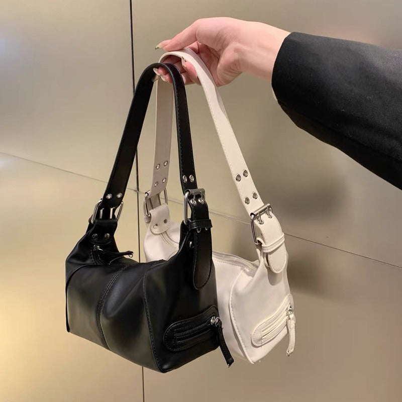 Y2K Streetwear Motorcycle Shoulder Bag