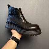 Retro Chelsea Men's Winter Worker Boot Mid-top British