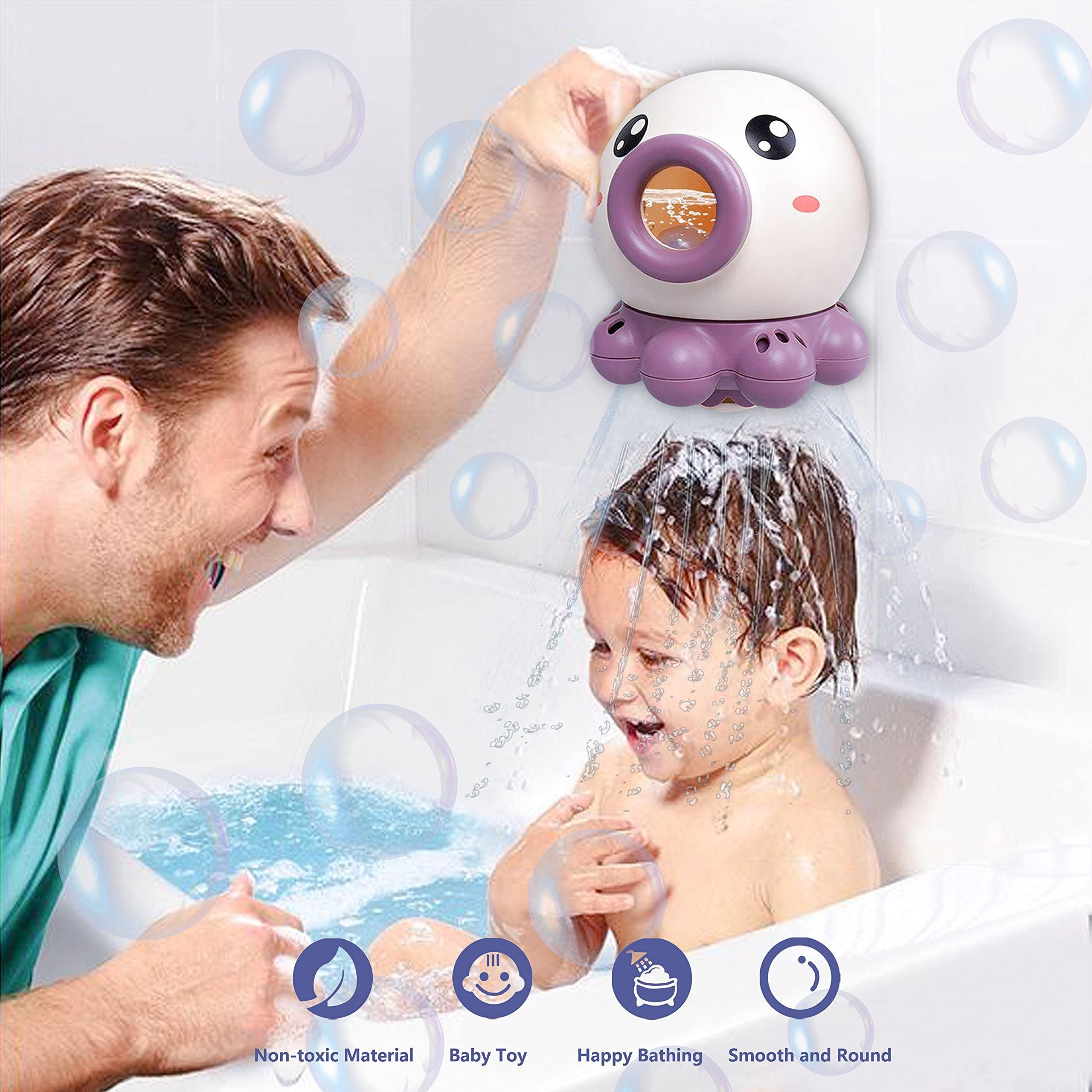 Octopus Fountain Bath Sprinkler Toy