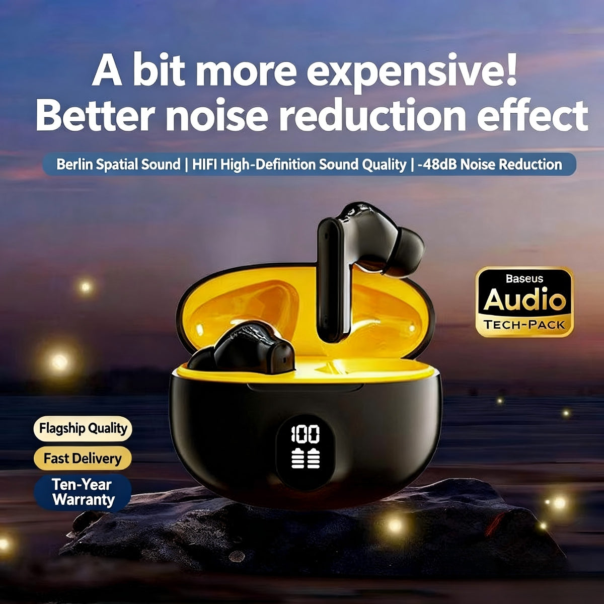 Bluetooth Headset with Digital Display