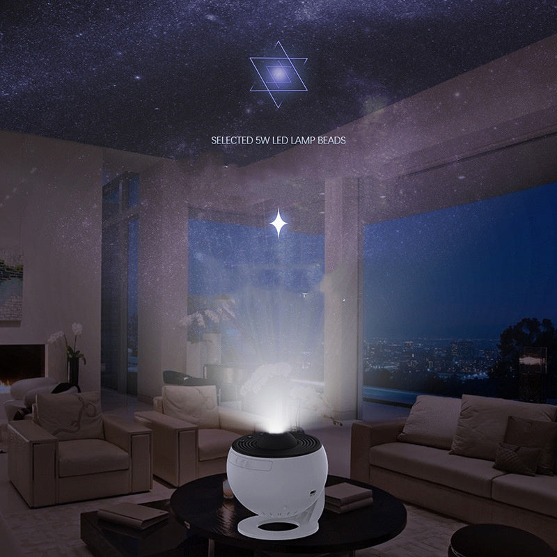 Galaxy Star Projector Night Light — 12-Scene