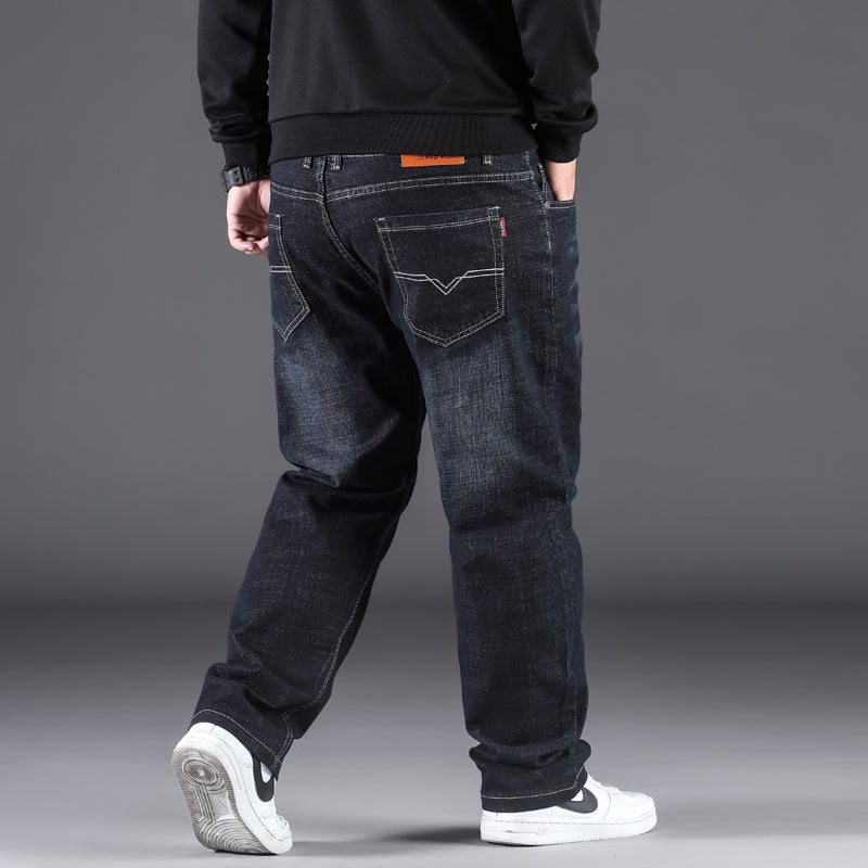 Men's Casual Straight Loose-Fit Pants
