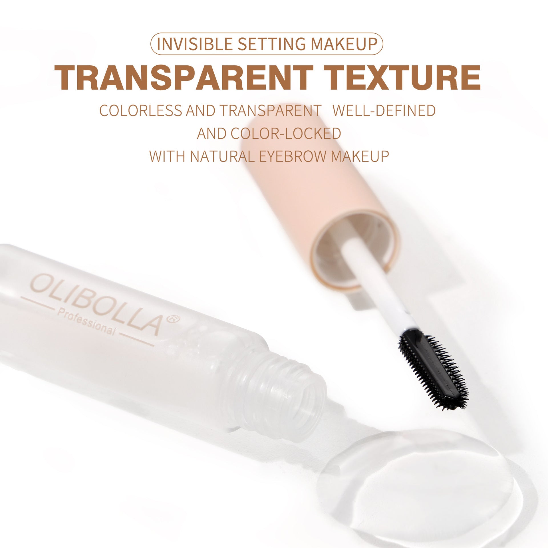 Transparent Shaping Eyebrow Gel Waterproof, Durable And Anti Smearing Cosmetics