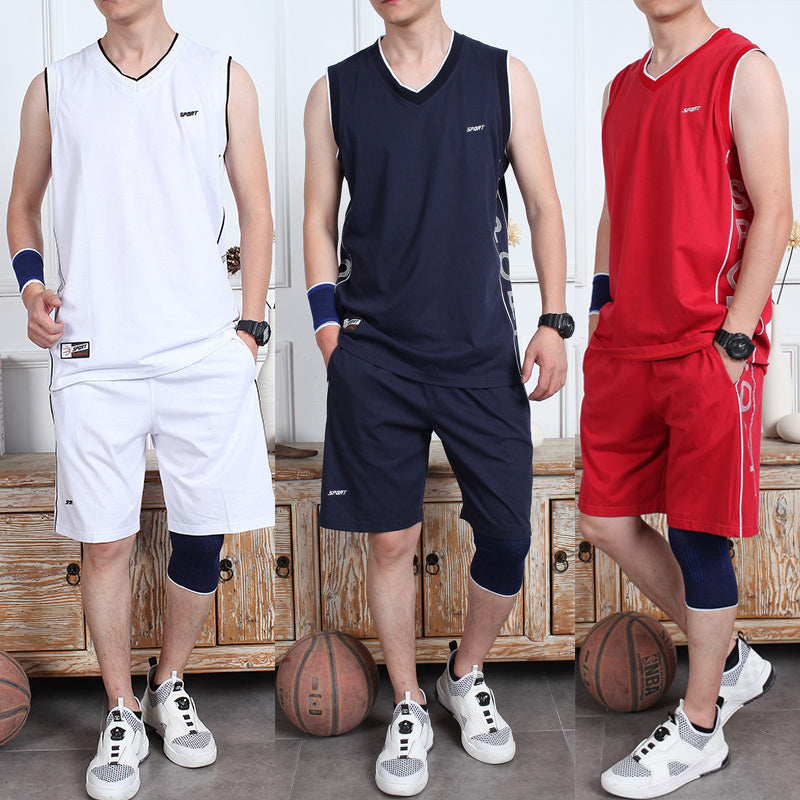 Men's Basketball Tank and Shorts Set
