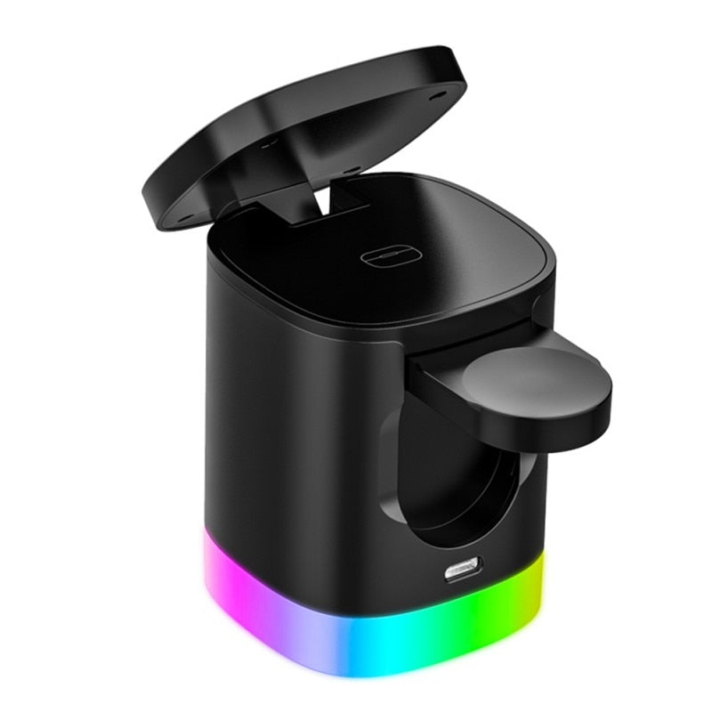 3-in-1 RGB Magnetic Wireless Charging Station