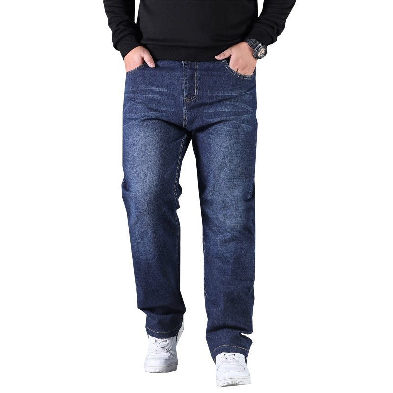 Men's Casual Straight Loose-Fit Pants