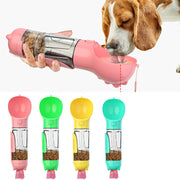 3-in-1 Travel Dog Water Bottle & Treat Dispenser