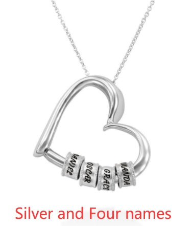Personalized Heart Name Necklace