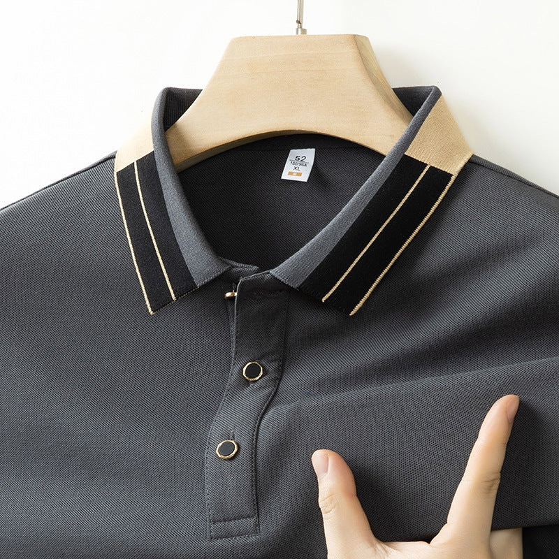 Men's Lapel Short Sleeve Shirt — Summer Casual