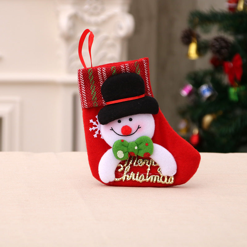 Santa Christmas Stocking Gift Bag
