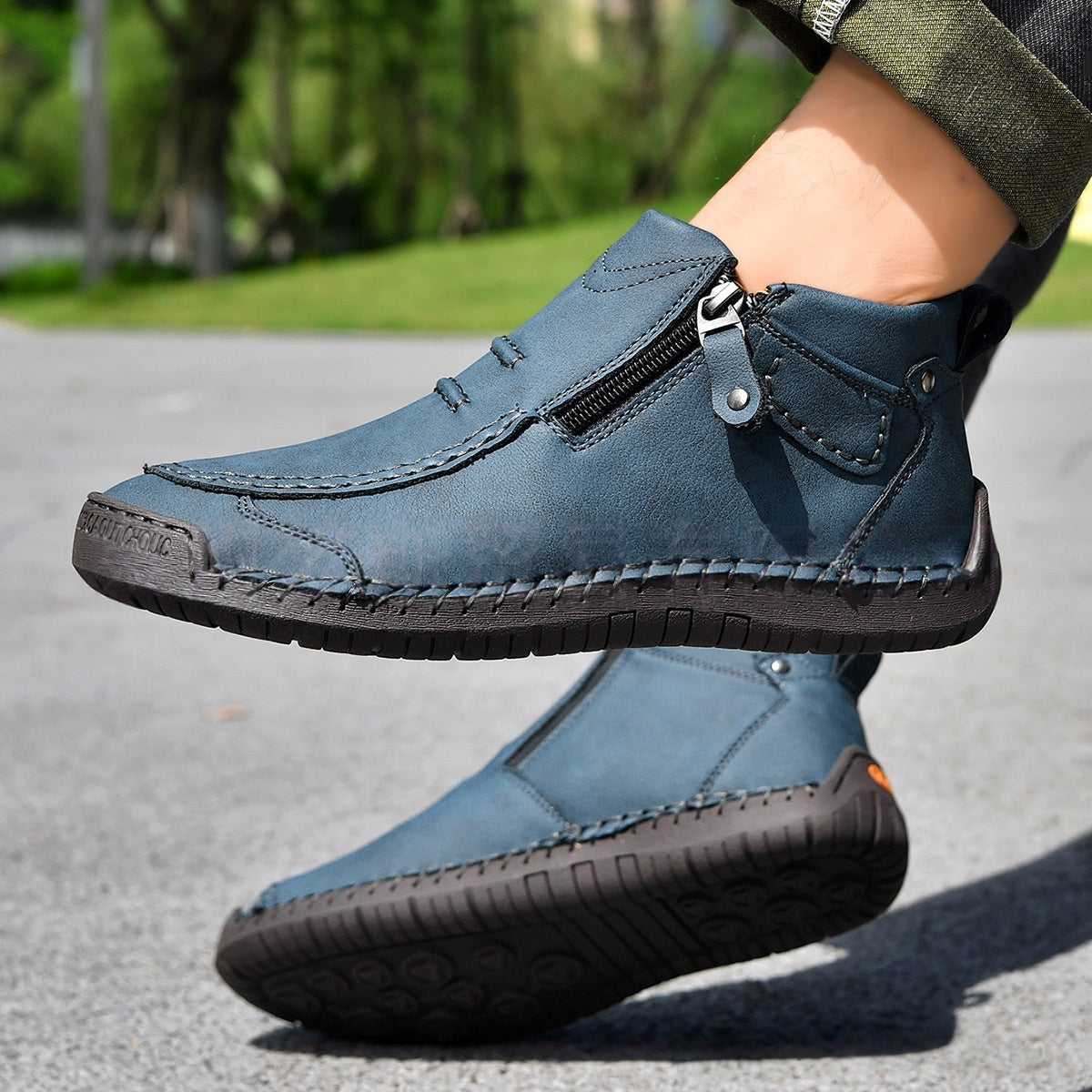 Men's Side-Zip Casual Ankle Boots