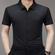 Men's Business Short-Sleeve Shirt — Seamless