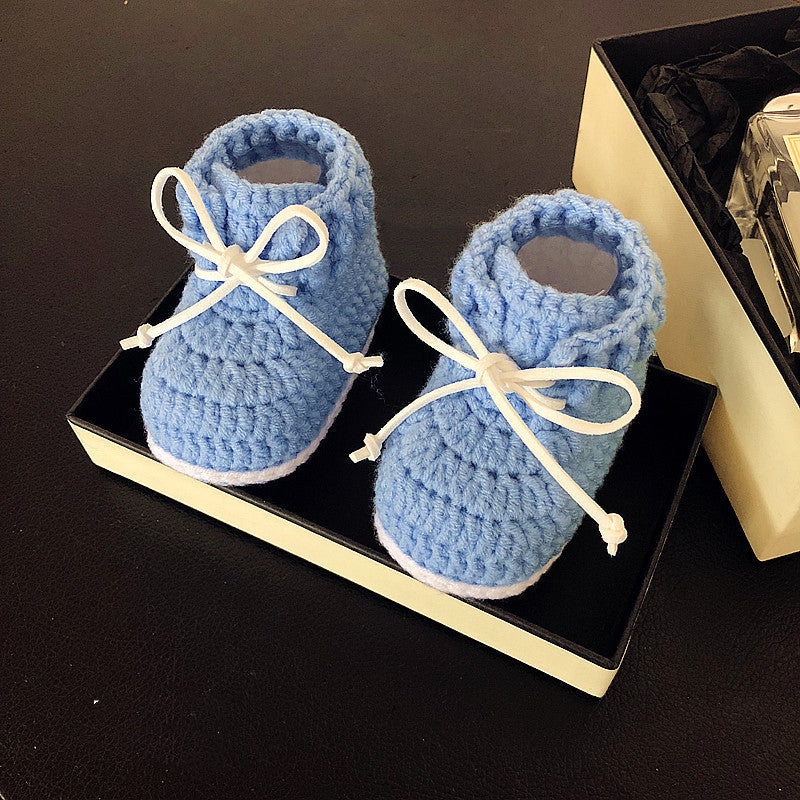 Hand-Woven Baby Booties