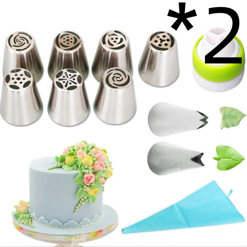 11pc Russian Tulip Piping Tip Set