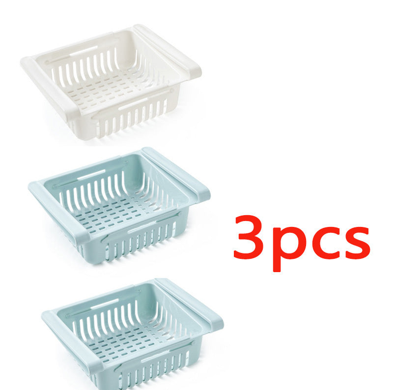 Stretchable Refrigerator Storage Basket