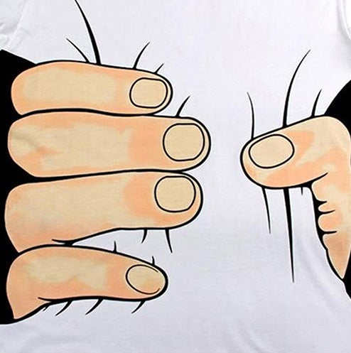 3D Hand-Print T-Shirt