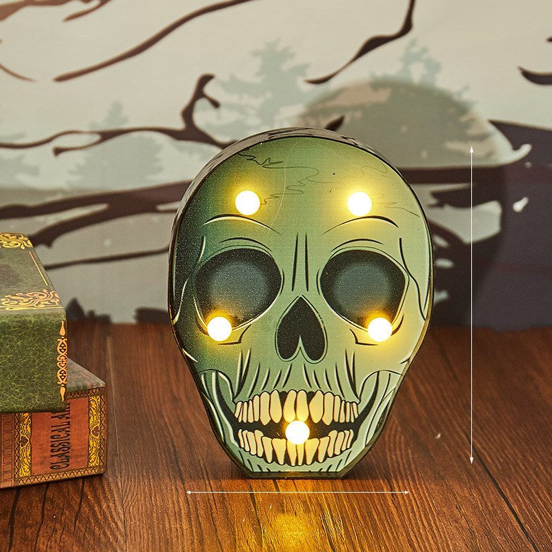 Halloween LED Skull & Pumpkin String Lights