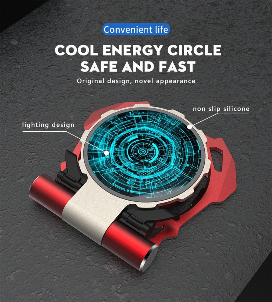 Armored Metal 15W Wireless Charging Stand