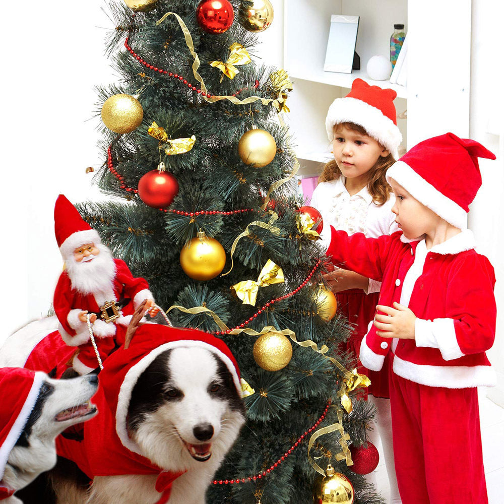 Christmas Reindeer-Rider Pet Costume