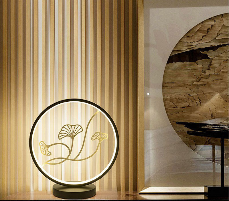 Chinese-Style Ceramic LED Table Lamp
