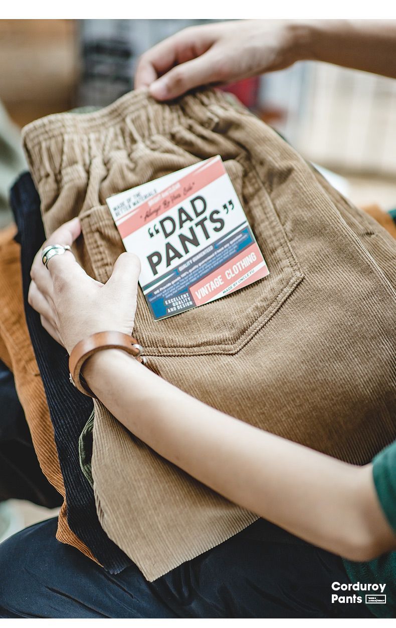 Vintage Brown Corduroy Cargo Pants