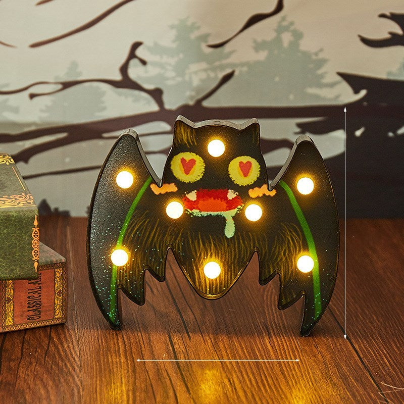 Halloween LED Skull & Pumpkin String Lights