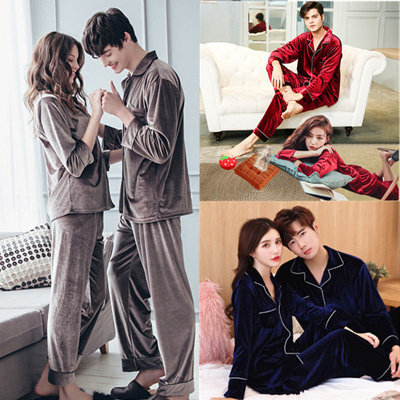 Gold Velvet Pajama Set