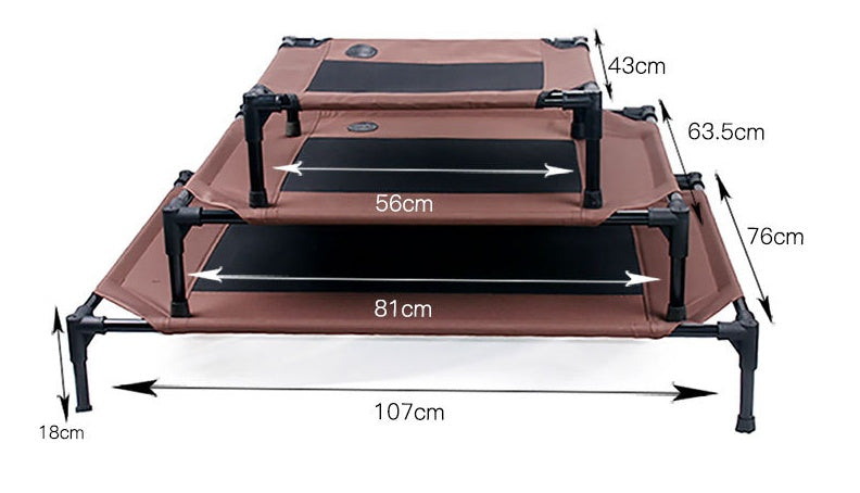Oxford Cloth Elevated Dog Camp Bed