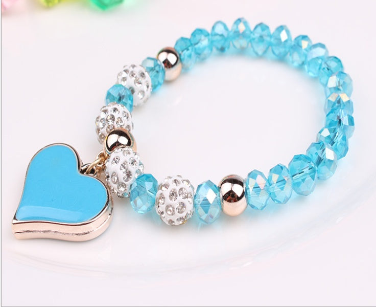 Crystal Heart Stretch Bracelet