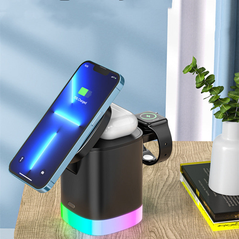 3-in-1 RGB Magnetic Wireless Charging Station