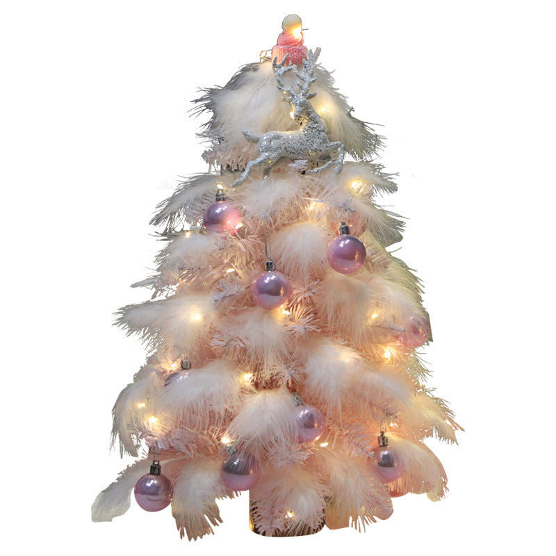 Feather Mini Desktop Christmas Tree