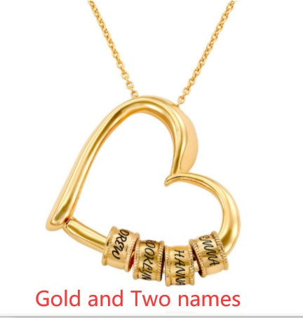 Personalized Heart Name Necklace