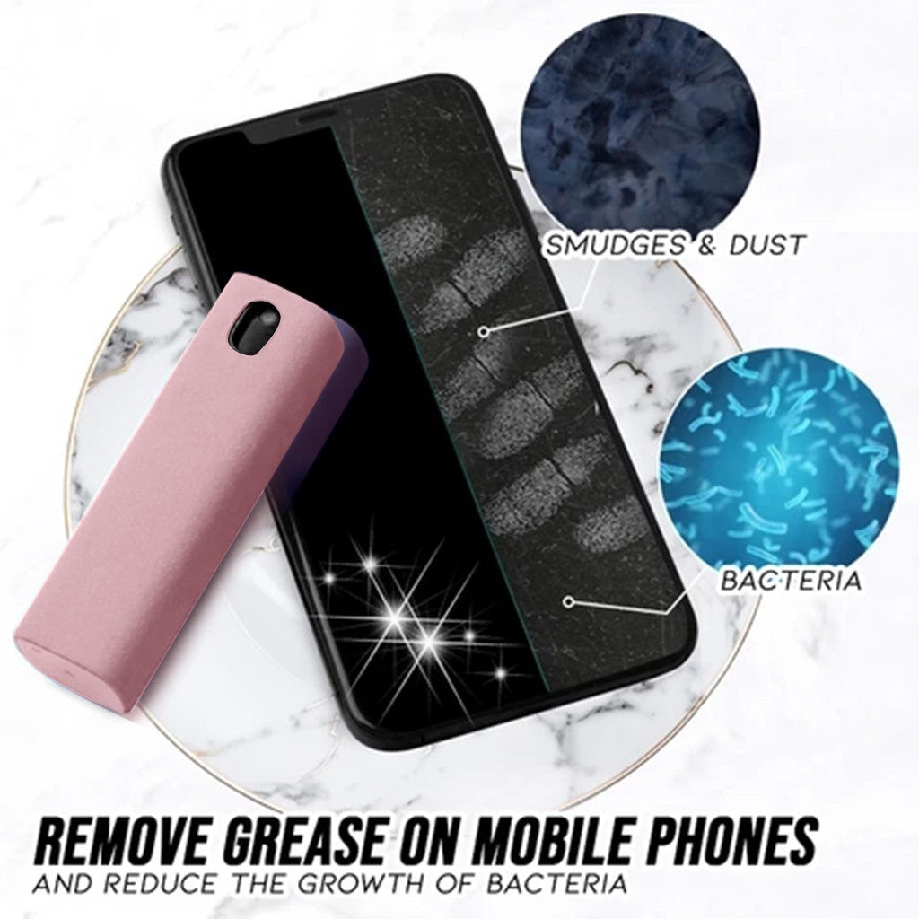 Pocket Screen Cleaner Spray with Microfiber