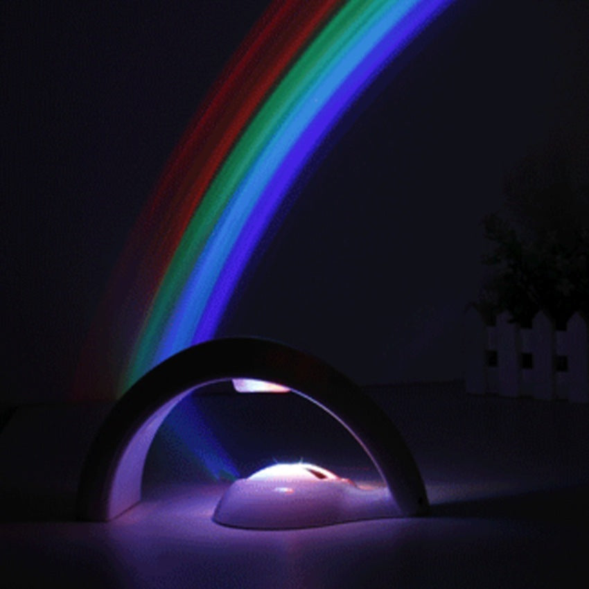 LED Rainbow Sky Projection Night Light