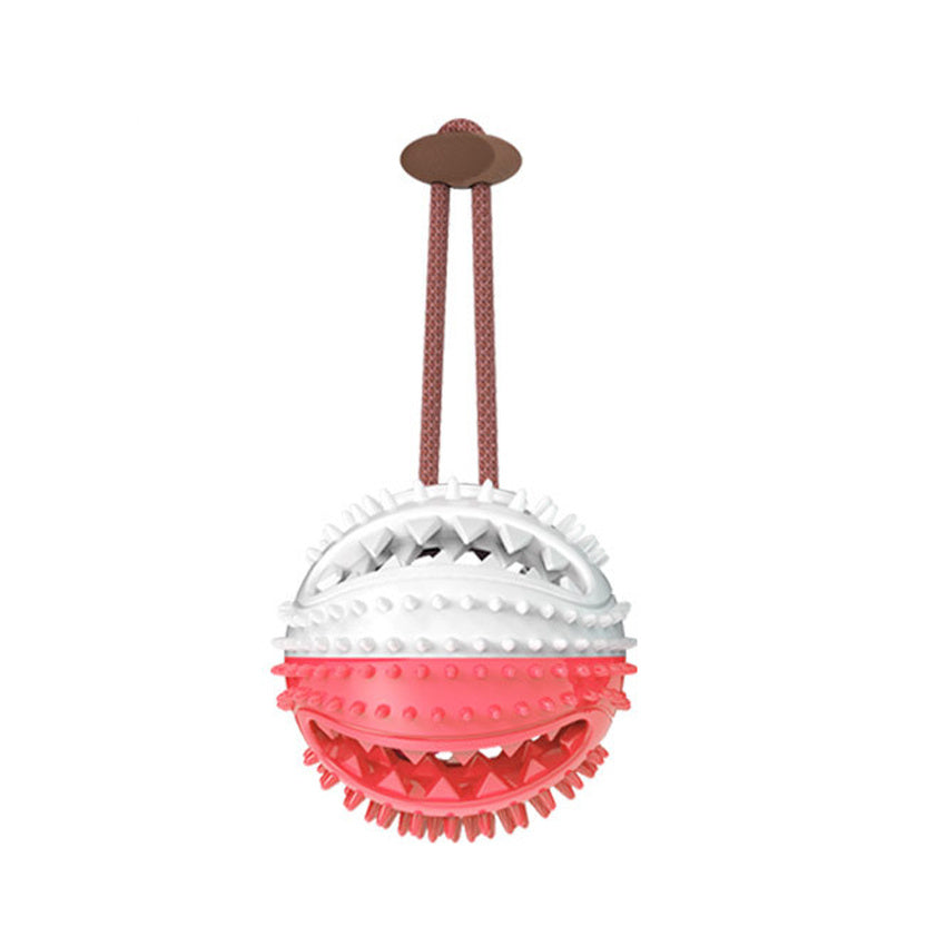 Suction-Cup Dog Tug & Chew Ball