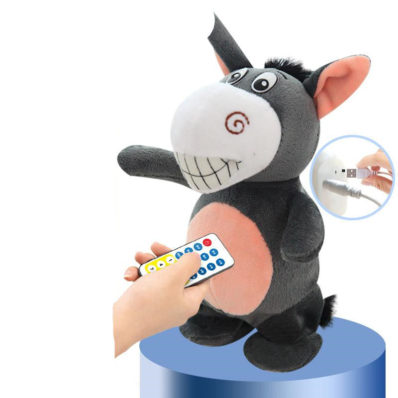 Remote Control Plush Donkey Robot